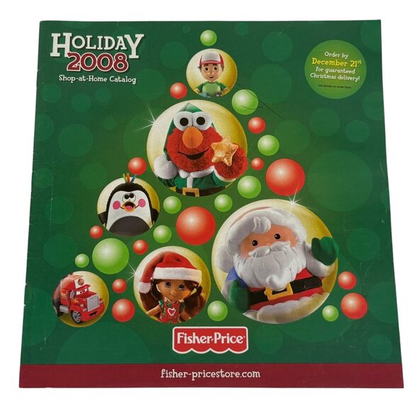 Fisher-Price Holiday Rare 2008 Shop-At-Home Catalog with Little People & More! - Picture 1 of 5
